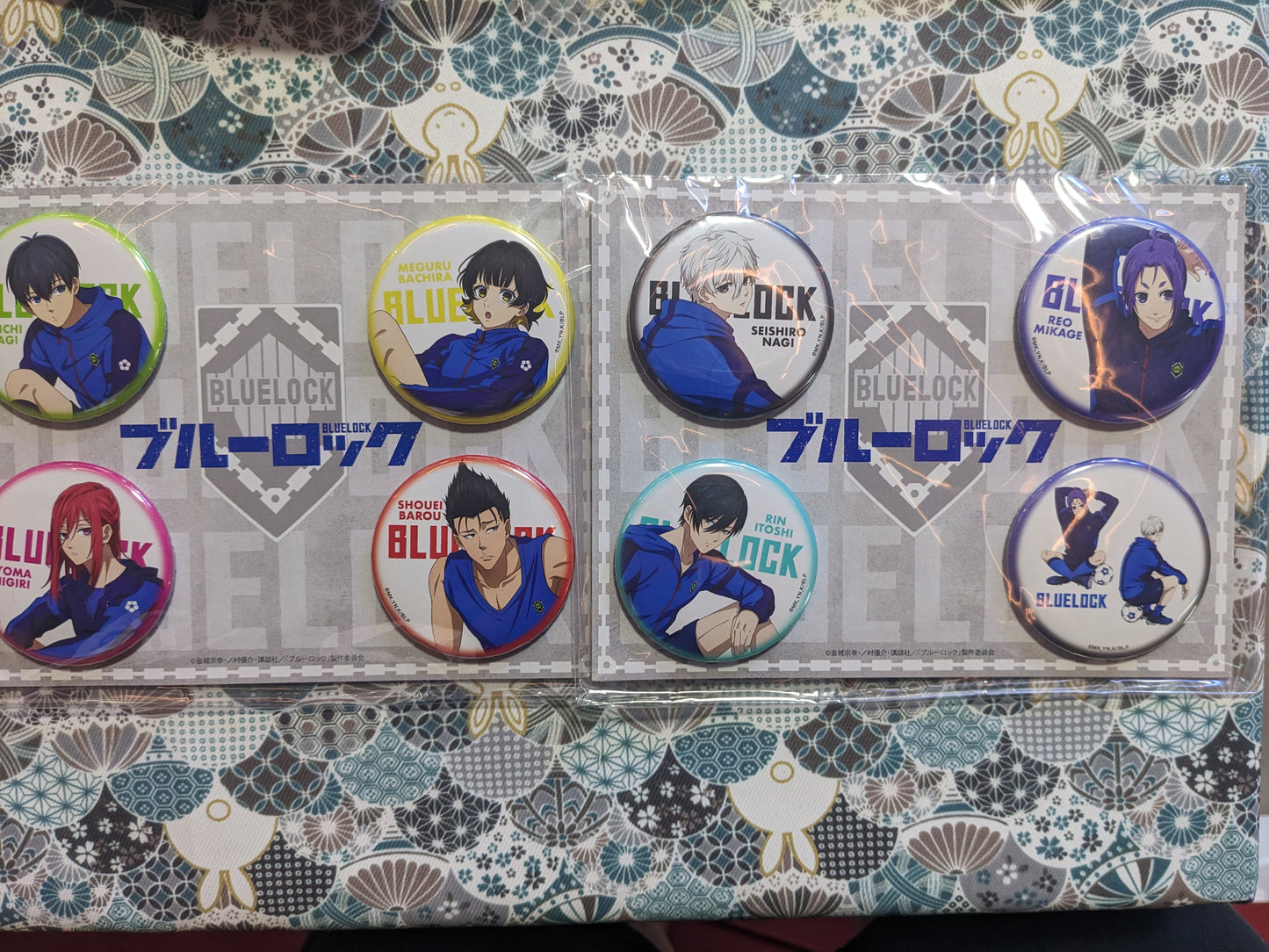 藍色監獄 bluelock 藍色外套襟章 set (57mm)